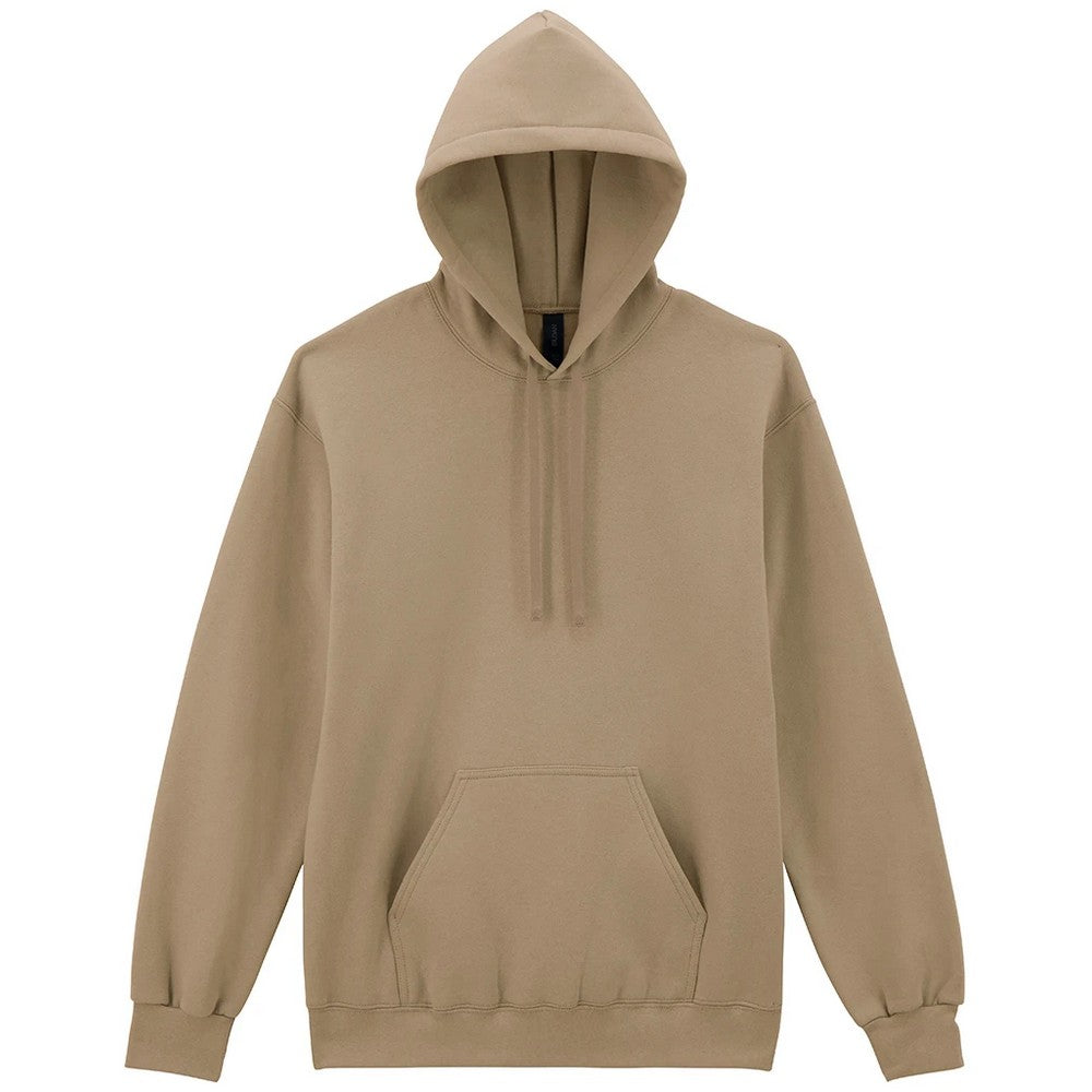 Tan - Front - Gildan Unisex Adult Hammer Maxweight Hoodie