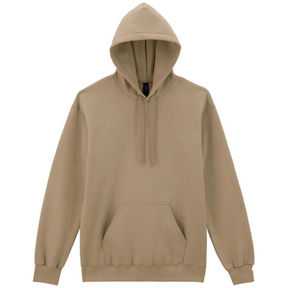Tan - Front - Gildan Unisex Adult Hammer Maxweight Hoodie