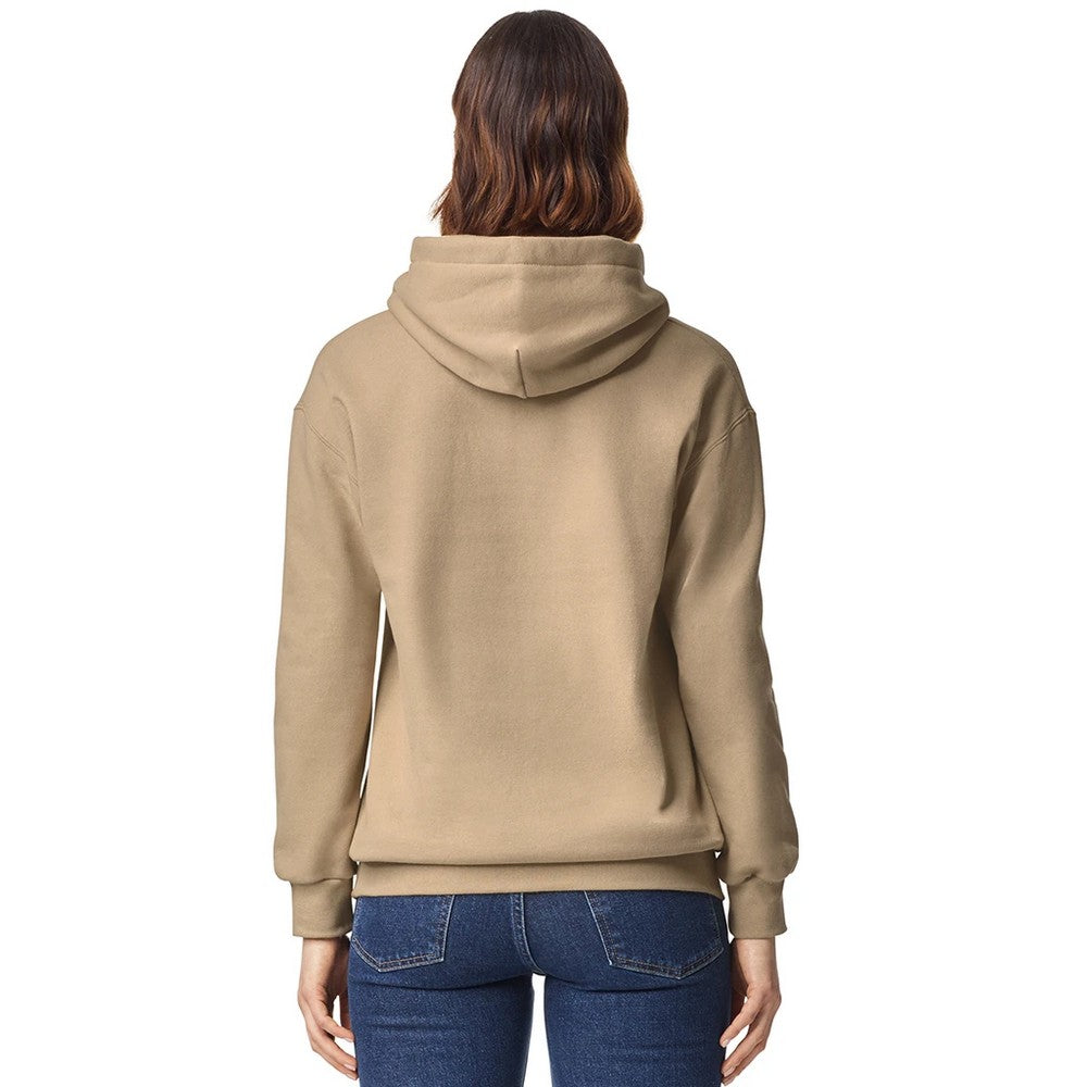 Tan - Back - Gildan Unisex Adult Hammer Maxweight Hoodie