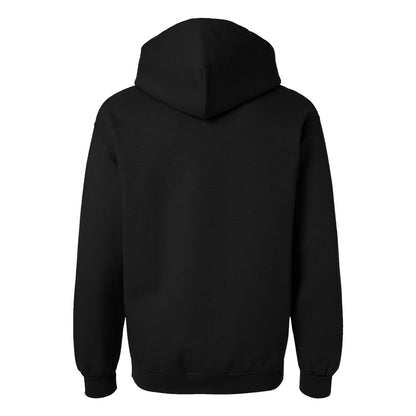 Pitch Black - Back - Gildan Unisex Adult Hammer Maxweight Hoodie