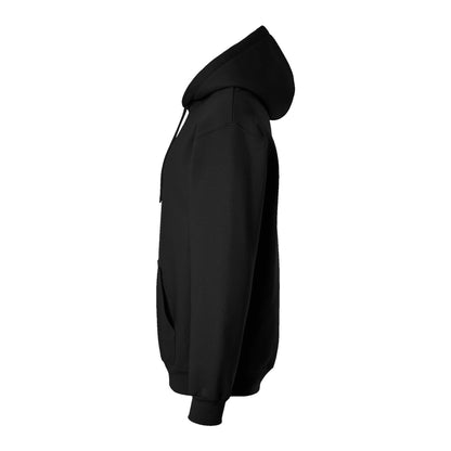 Pitch Black - Side - Gildan Unisex Adult Hammer Maxweight Hoodie