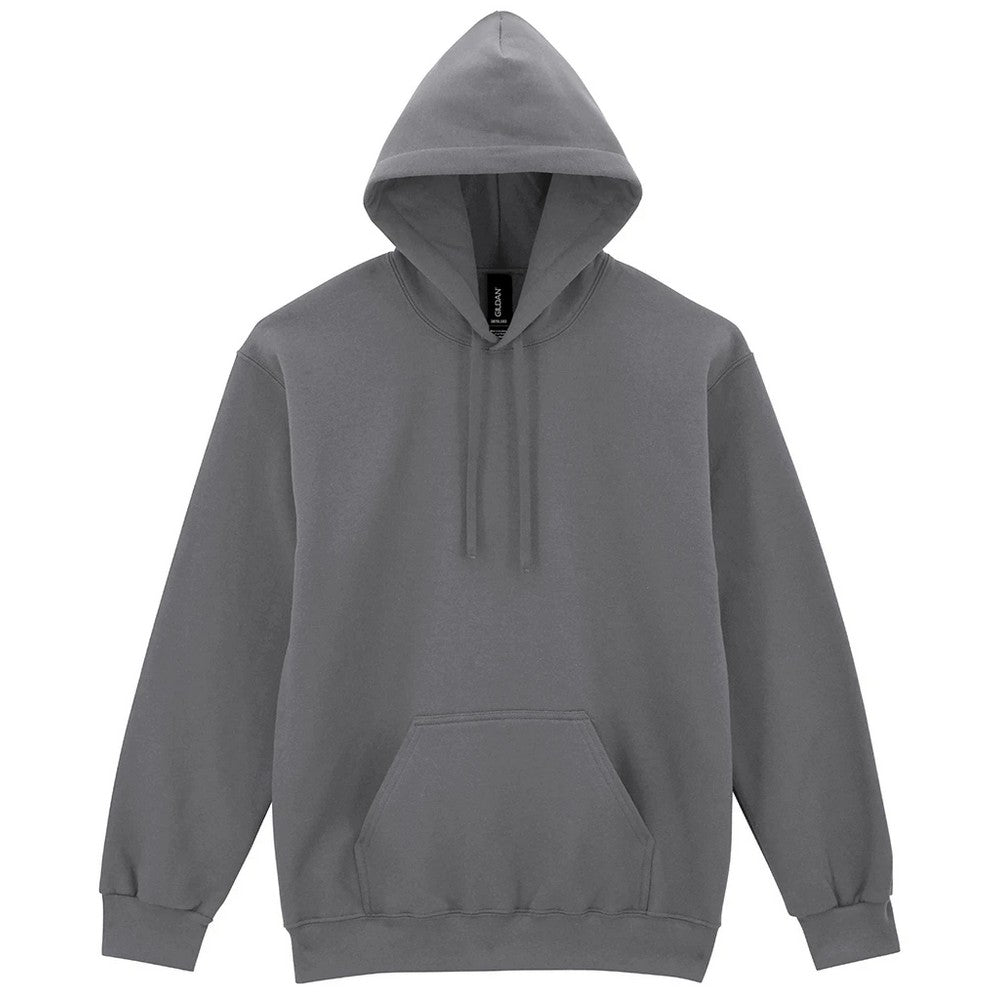 Gravel - Front - Gildan Unisex Adult Hammer Maxweight Hoodie