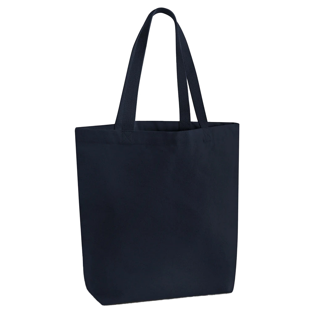 French Navy - Front - Westford Mill Canvas Heavyweight Tote Bag
