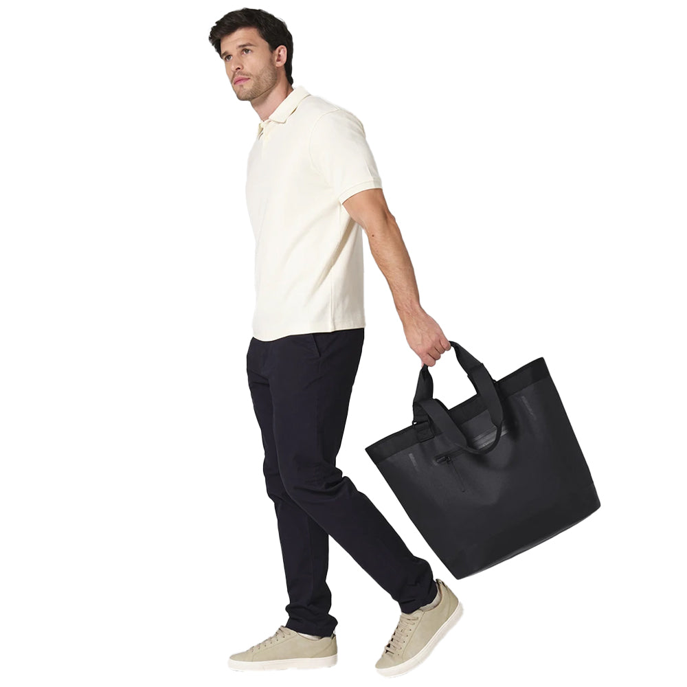 Black - Back - Quadra Waterproof 35L Tote Bag