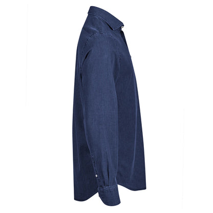 Blue Denim - Lifestyle - Tee Jays Mens Denim Long-Sleeved Shirt