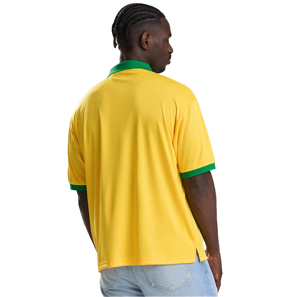 Yellow-Green - Lifestyle - Just Cool Unisex Adult AWDis Retro Sports Relaxed Fit Jersey