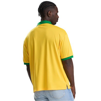 Yellow-Green - Lifestyle - Just Cool Unisex Adult AWDis Retro Sports Relaxed Fit Jersey
