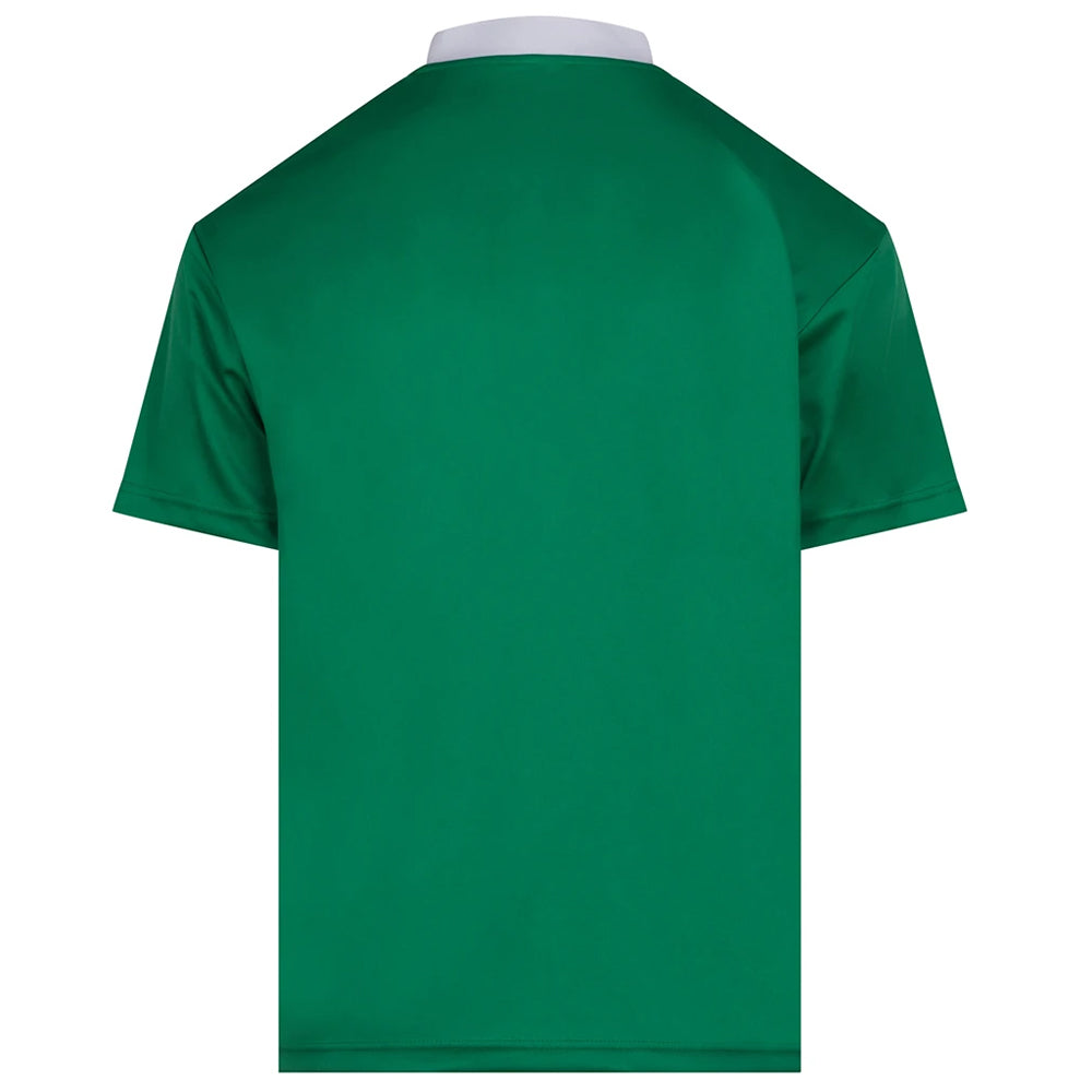 Green-White - Back - Just Cool Unisex Adult AWDis Retro Sports Relaxed Fit Jersey
