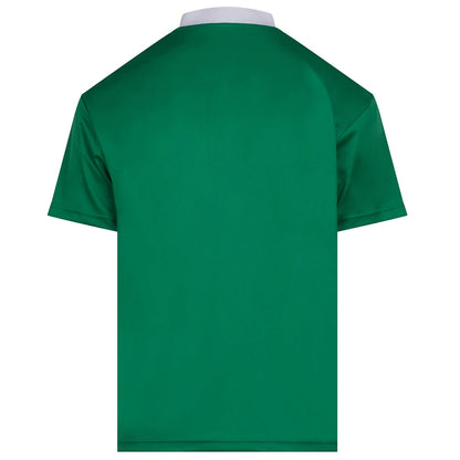 Green-White - Back - Just Cool Unisex Adult AWDis Retro Sports Relaxed Fit Jersey