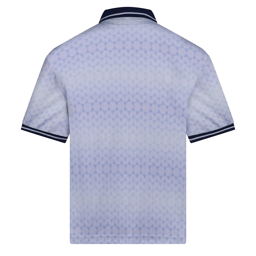 White-Navy - Back - Just Cool Unisex Adult AWDis Retro Sports Relaxed Fit Jersey