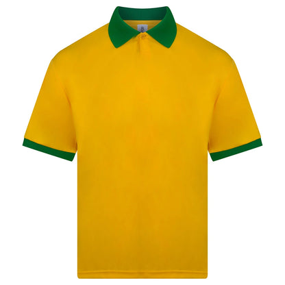 Yellow-Green - Front - Just Cool Unisex Adult AWDis Retro Sports Relaxed Fit Jersey