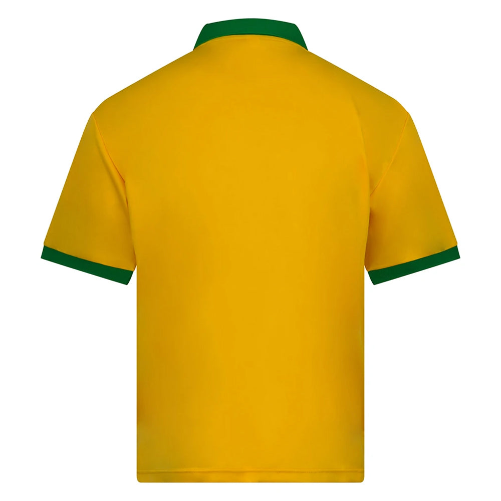 Yellow-Green - Back - Just Cool Unisex Adult AWDis Retro Sports Relaxed Fit Jersey