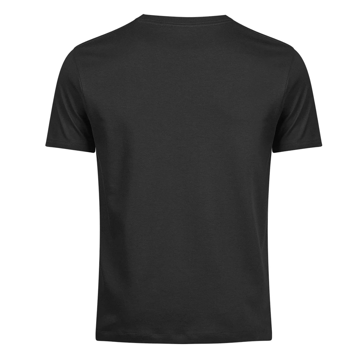 Black - Back - Tee Jays Mens Prima Cotton T-Shirt