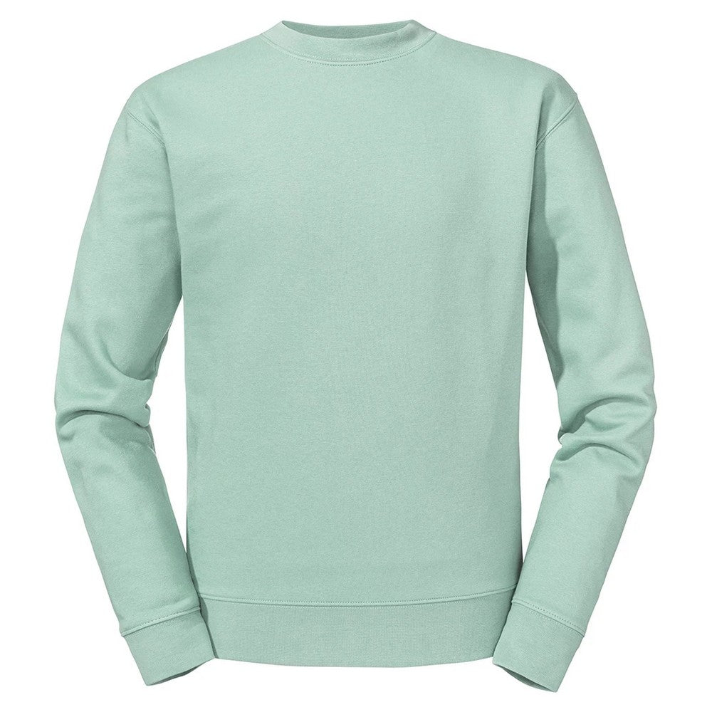 Eucalyptus - Front - Russell Mens Authentic Plain Sweatshirt