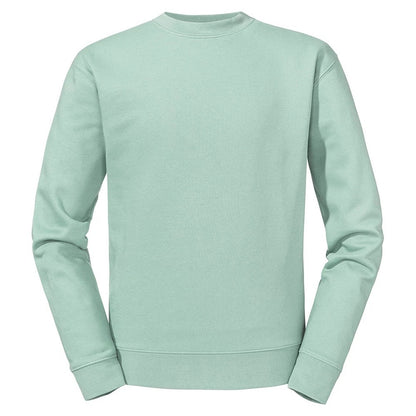 Eucalyptus - Front - Russell Mens Authentic Plain Sweatshirt