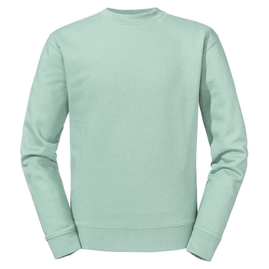 Eucalyptus - Front - Russell Mens Authentic Plain Sweatshirt