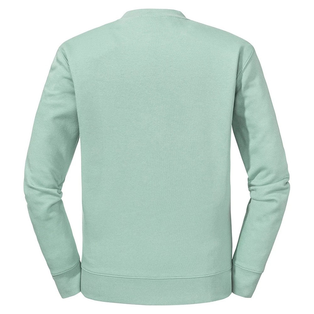 Eucalyptus - Back - Russell Mens Authentic Plain Sweatshirt