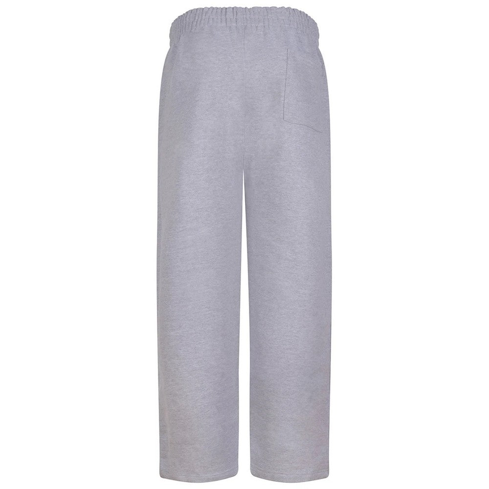 Heather Grey - Back - Awdis Mens Signature Heavyweight Jogging Bottoms