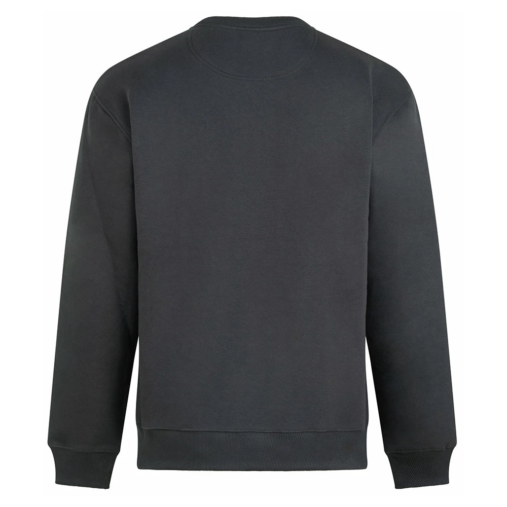 Solid Charcoal - Back - Awdis Mens Vision Heavyweight Sweatshirt