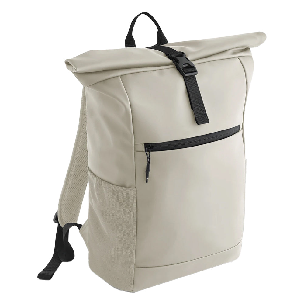 Natural Stone - Front - Bagbase Athlux Roll Top 20L Backpack