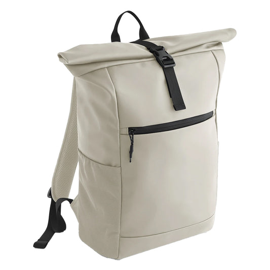 Natural Stone - Front - Bagbase Athlux Roll Top 20L Backpack