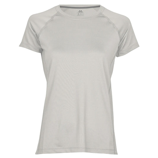 Cement - Front - Tee Jays Womens-Ladies CoolDry T-Shirt