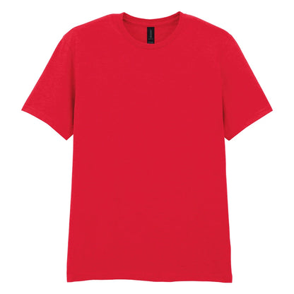 Red - Front - Gildan Mens Softstyle T-Shirt