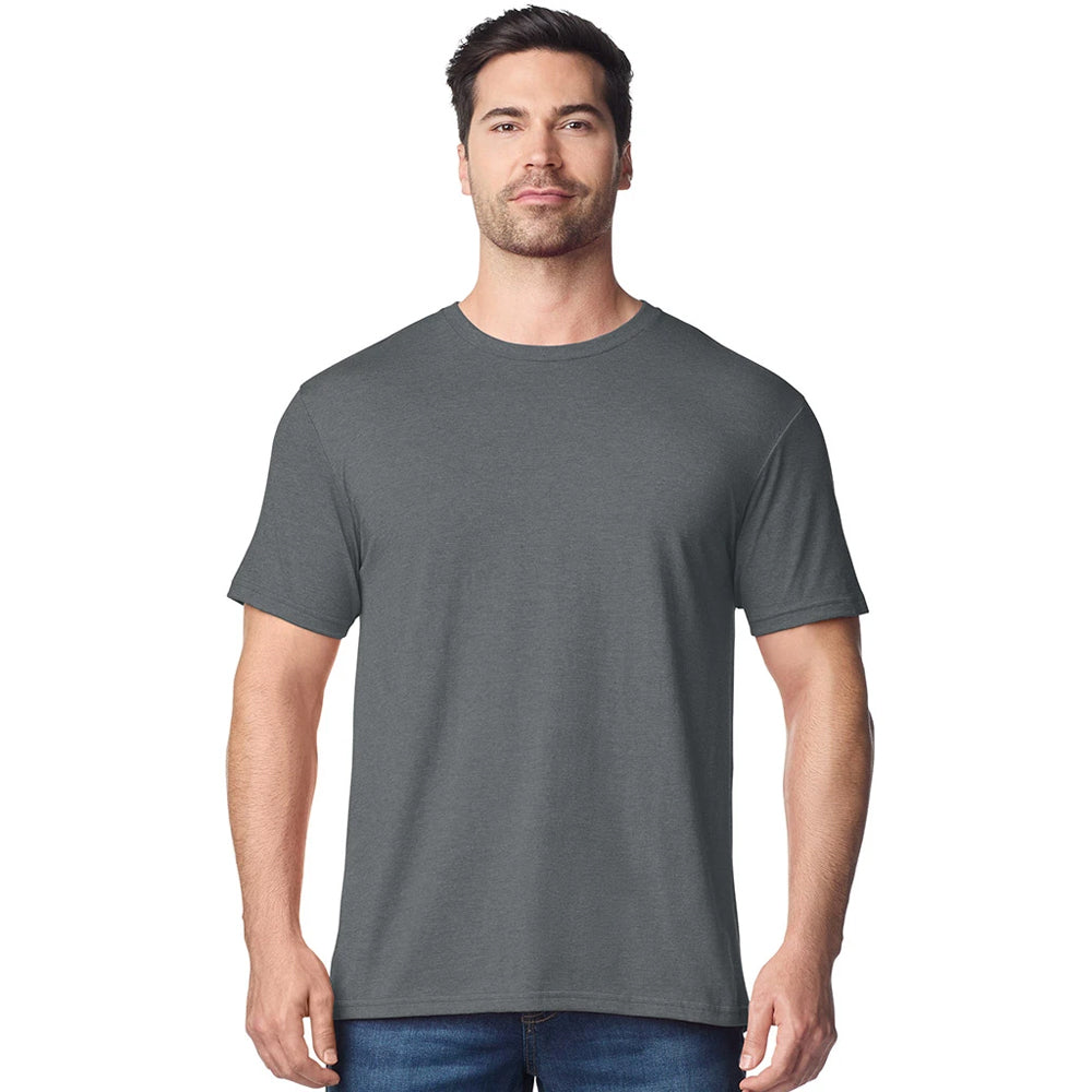 Charcoal - Back - Gildan Mens Softstyle T-Shirt