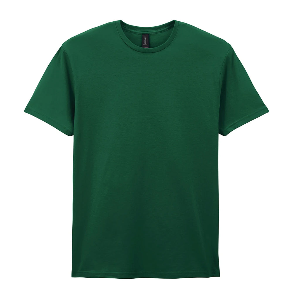Fan Dark Green - Front - Gildan Mens Softstyle T-Shirt