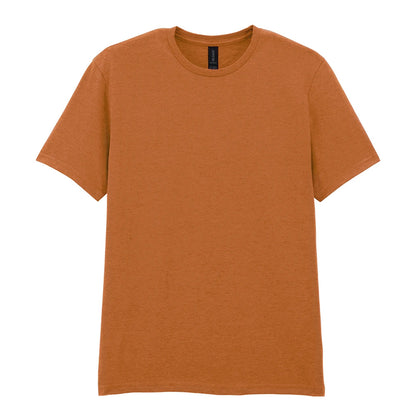 Fan Texas Orange - Front - Gildan Mens Softstyle T-Shirt