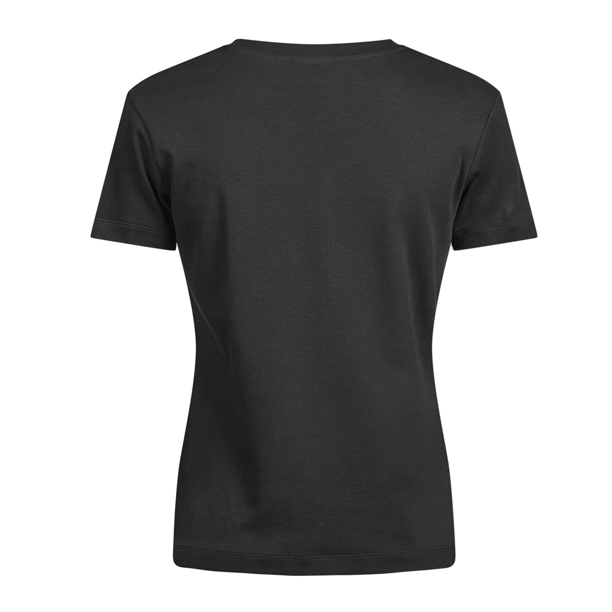 Black - Back - Tee Jays Womens-Ladies Pima Cotton T-Shirt
