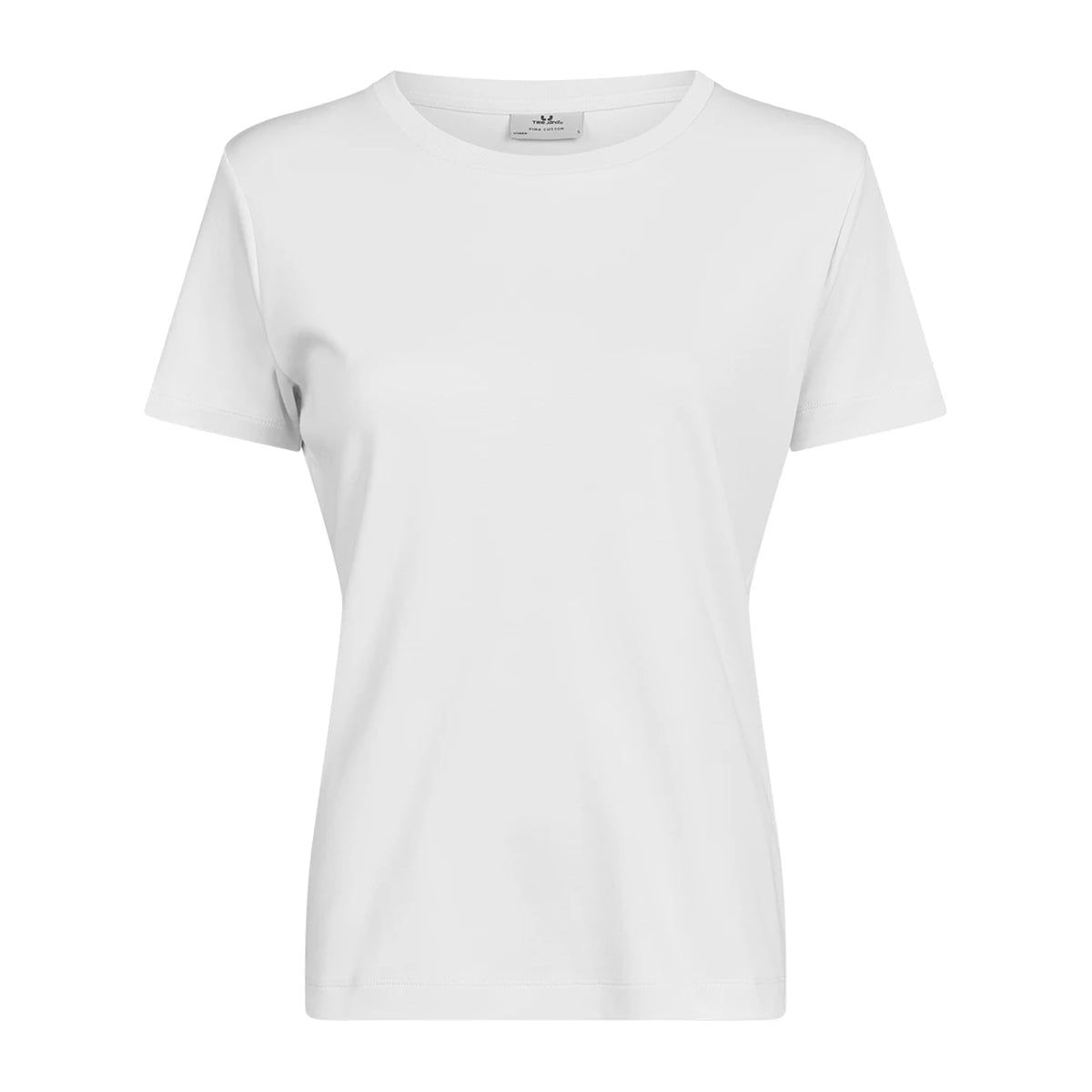 White - Front - Tee Jays Womens-Ladies Pima Cotton T-Shirt