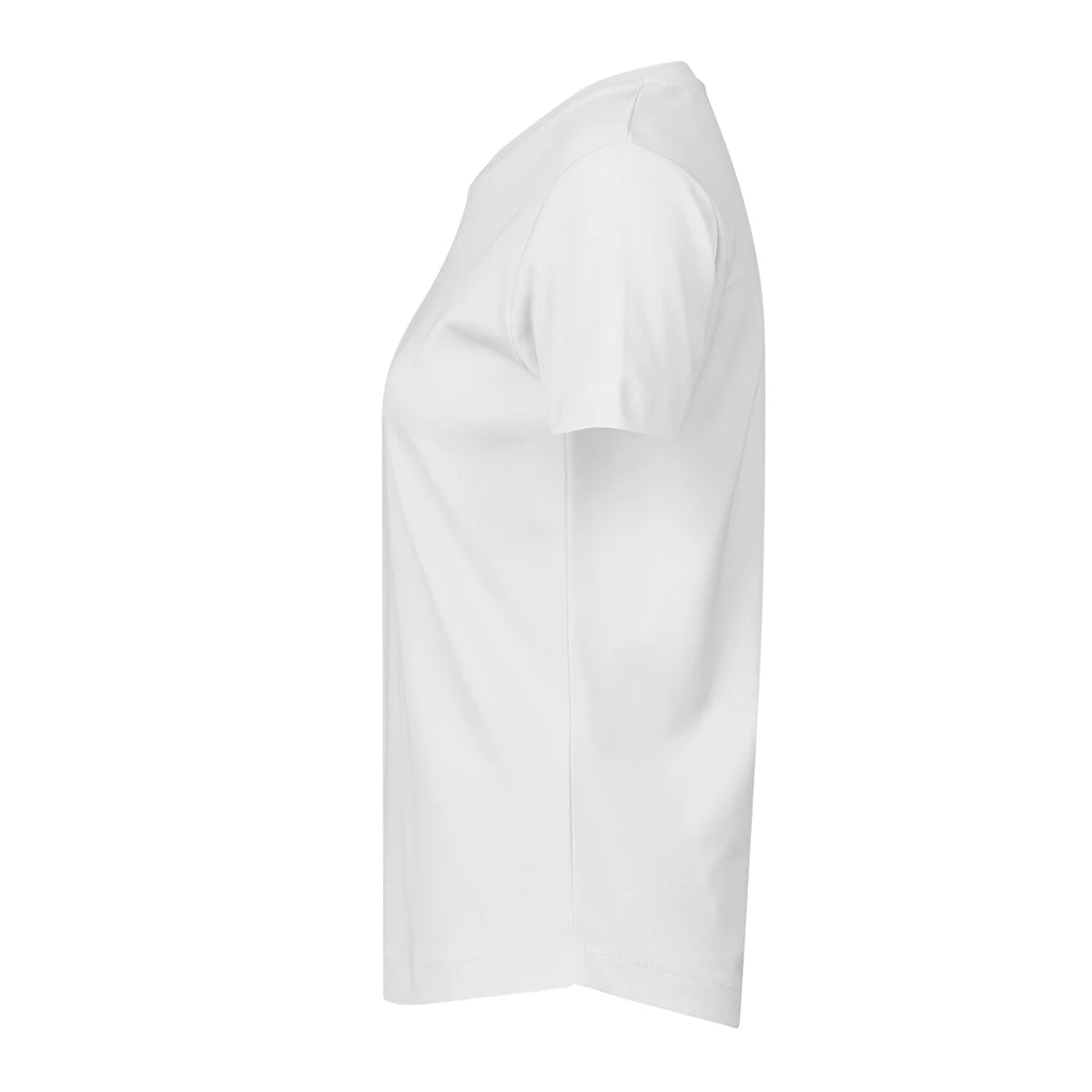 White - Side - Tee Jays Womens-Ladies Pima Cotton T-Shirt