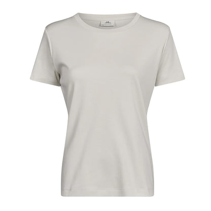 Cement - Front - Tee Jays Womens-Ladies Pima Cotton T-Shirt