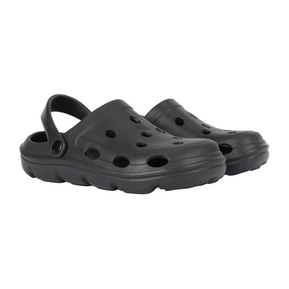 Jet Black - Front - Awdis Unisex Adult Cool Plain Aeroready Clogs