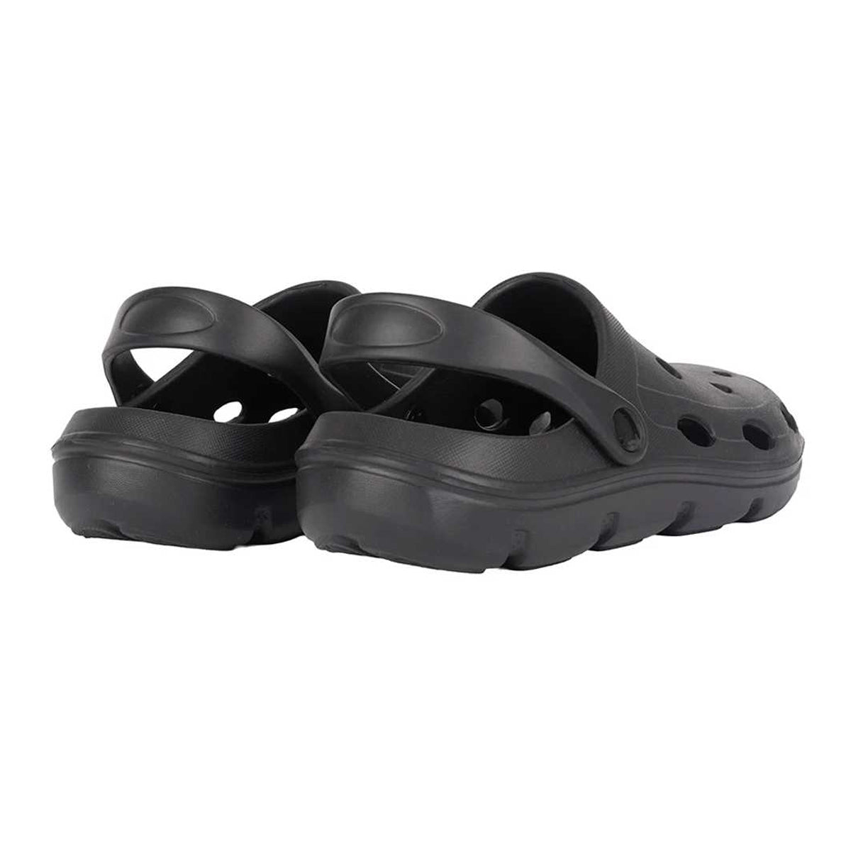 Jet Black - Back - Awdis Unisex Adult Cool Plain Aeroready Clogs