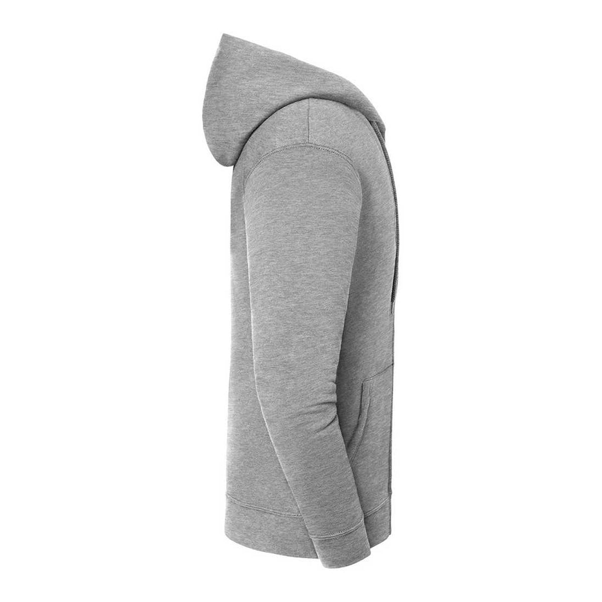 Athletic Heather - Side - Fruit of the Loom Mens Iconic Premium Full Zip Hoodie