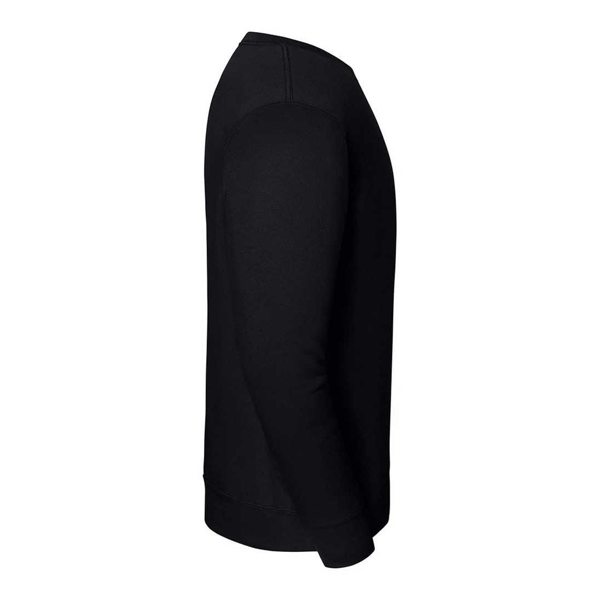 Black - Side - Fruit of the Loom Mens Iconic Premium Set-in Sweatshirt