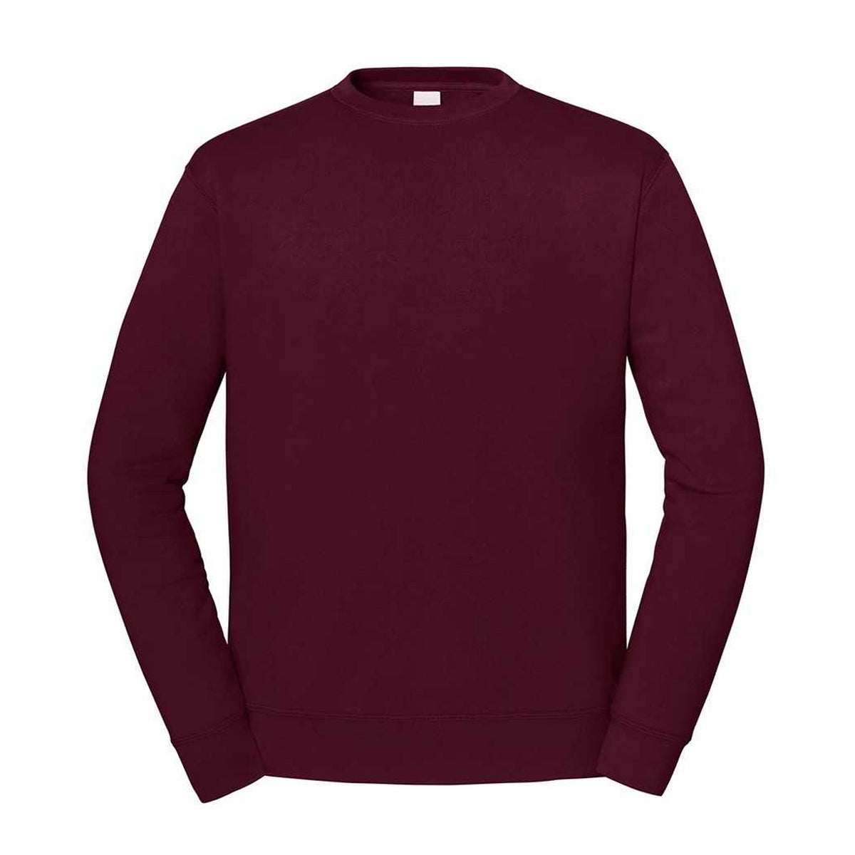 Burgundy - Front - Fruit of the Loom Mens Iconic Premium Set-in Sweatshirt