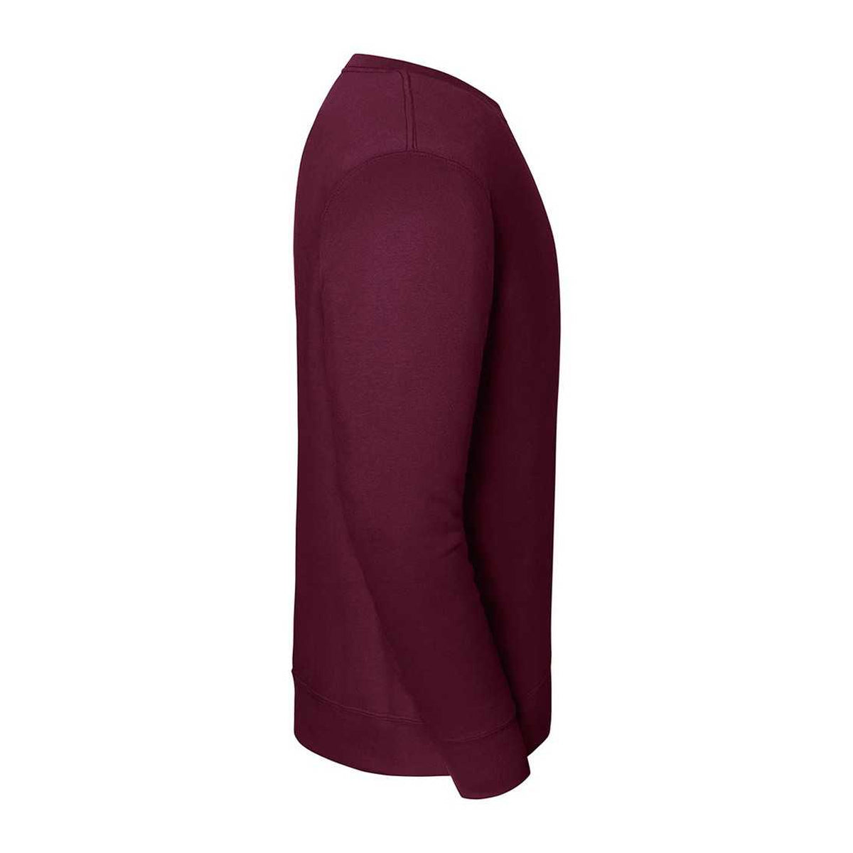 Burgundy - Side - Fruit of the Loom Mens Iconic Premium Set-in Sweatshirt