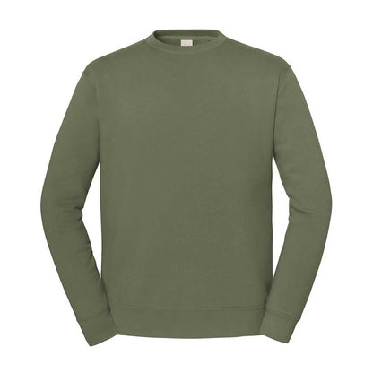Classic Olive - Front - Fruit of the Loom Mens Iconic Premium Set-in Sweatshirt