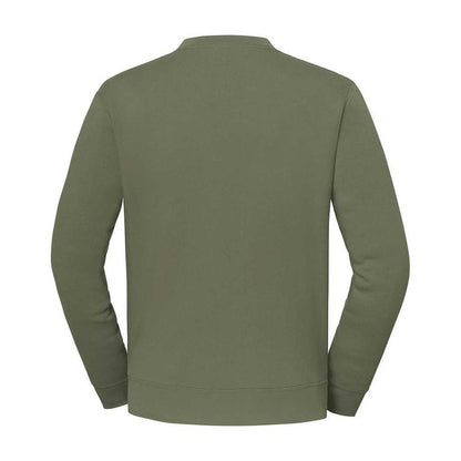 Classic Olive - Back - Fruit of the Loom Mens Iconic Premium Set-in Sweatshirt
