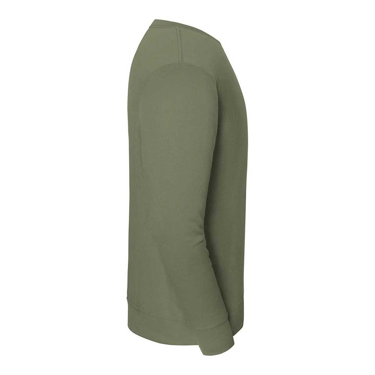 Classic Olive - Side - Fruit of the Loom Mens Iconic Premium Set-in Sweatshirt
