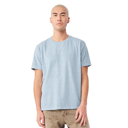 Washed Denim - Side - Bella + Canvas Unisex Adult Washed Canvas Heavyweight T-Shirt