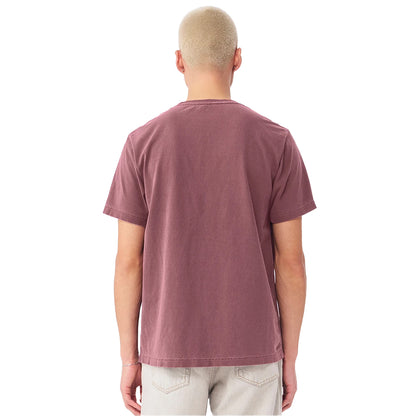 Washed Maroon - Lifestyle - Bella + Canvas Unisex Adult Washed Canvas Heavyweight T-Shirt