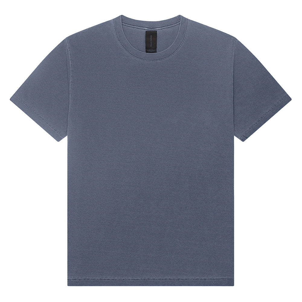 Washed Navy - Front - Bella + Canvas Unisex Adult Washed Canvas Heavyweight T-Shirt