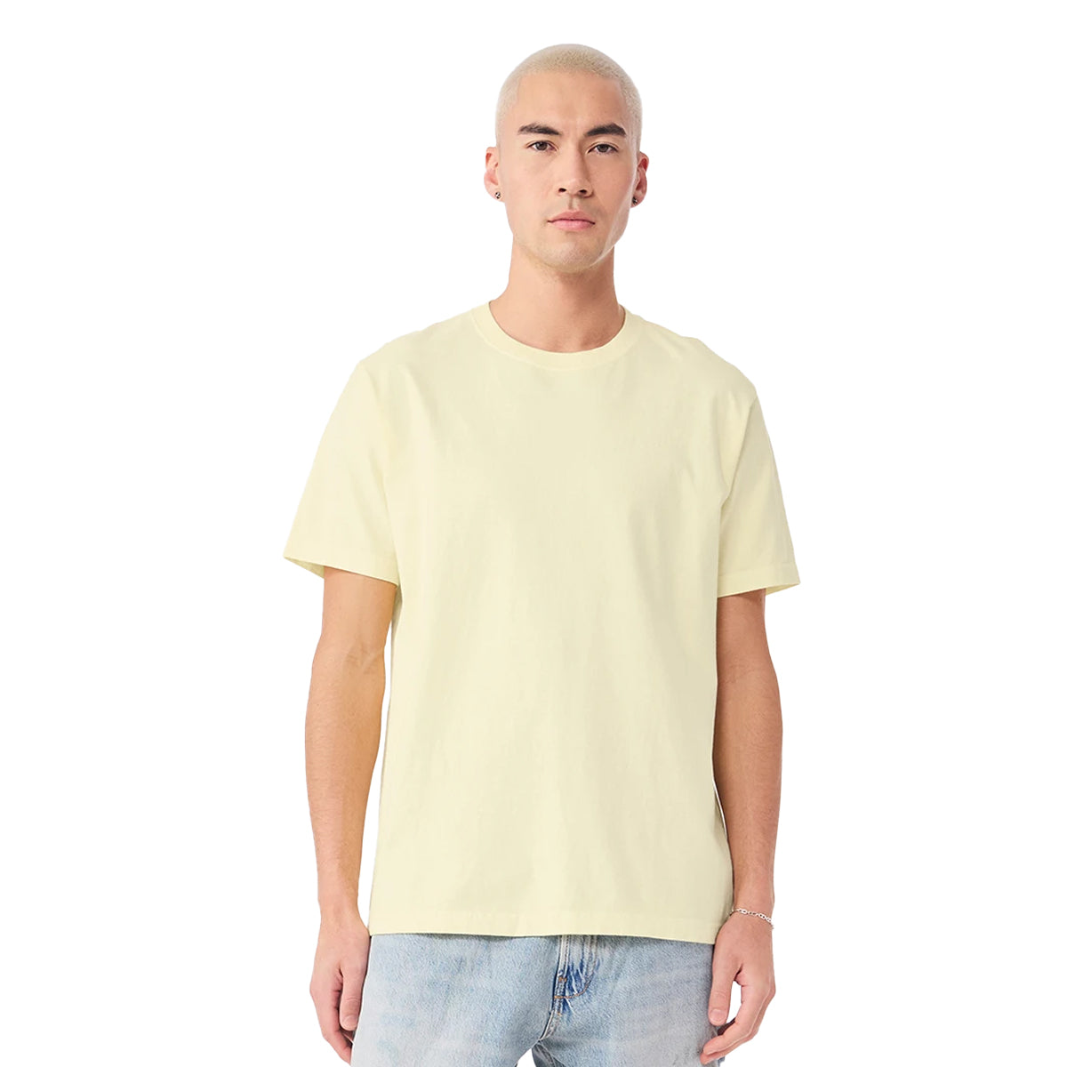 Buttermilk - Side - Bella + Canvas Unisex Adult Washed Canvas Heavyweight T-Shirt
