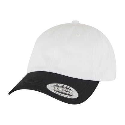White-Black - Front - Flexfit Yupoong Two Tone Low Profile Classic Baseball Cap