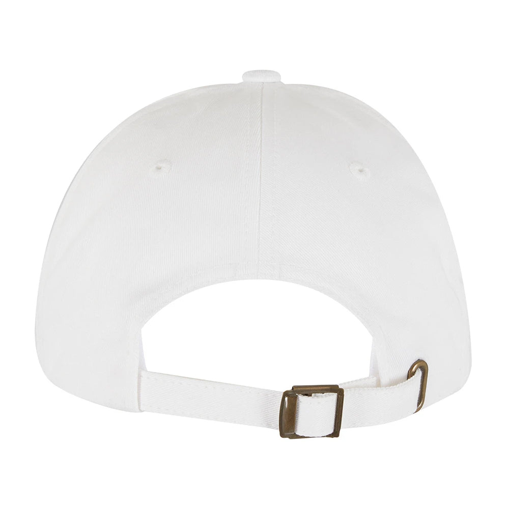 White-Black - Back - Flexfit Yupoong Two Tone Low Profile Classic Baseball Cap
