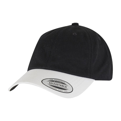 Black-White - Front - Flexfit Yupoong Two Tone Low Profile Classic Baseball Cap